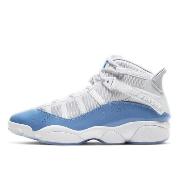 Jordan Men's Jordan 6 Rings 'UNC' Blue-Ice Basketball Shoes SZ - 10M - Picture 1 of 6